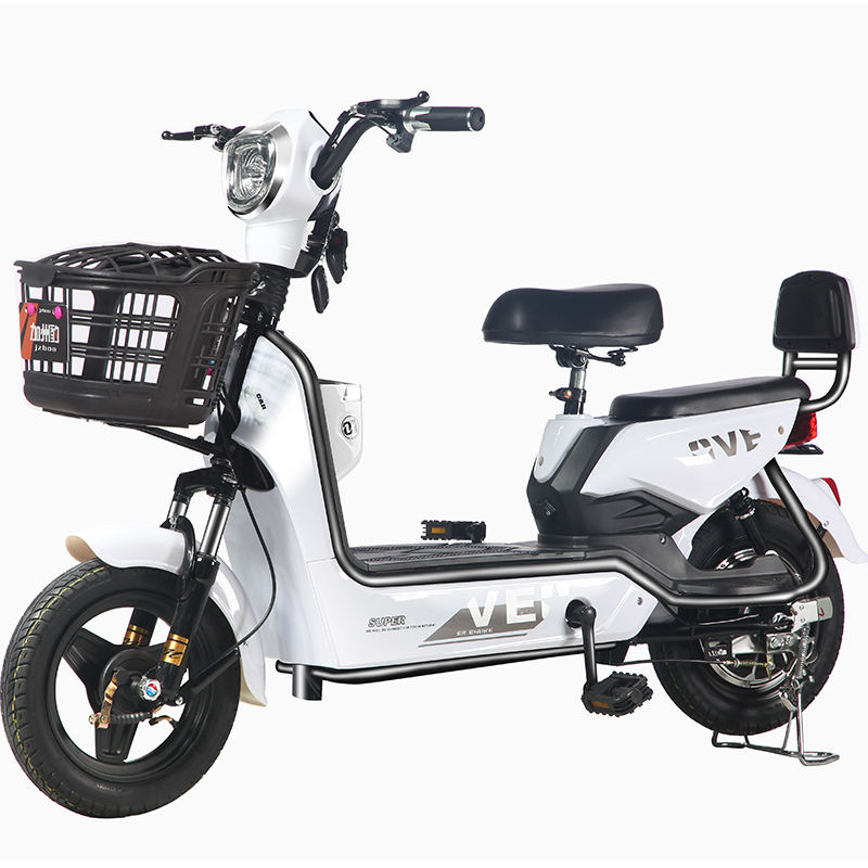 加州豹電動車新國標48V踏板助力小型電瓶車長跑王電動自行車女士