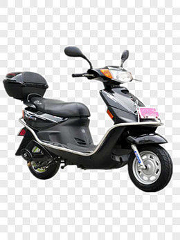 黑色電動車產(chǎn)品實物PNG圖片展示